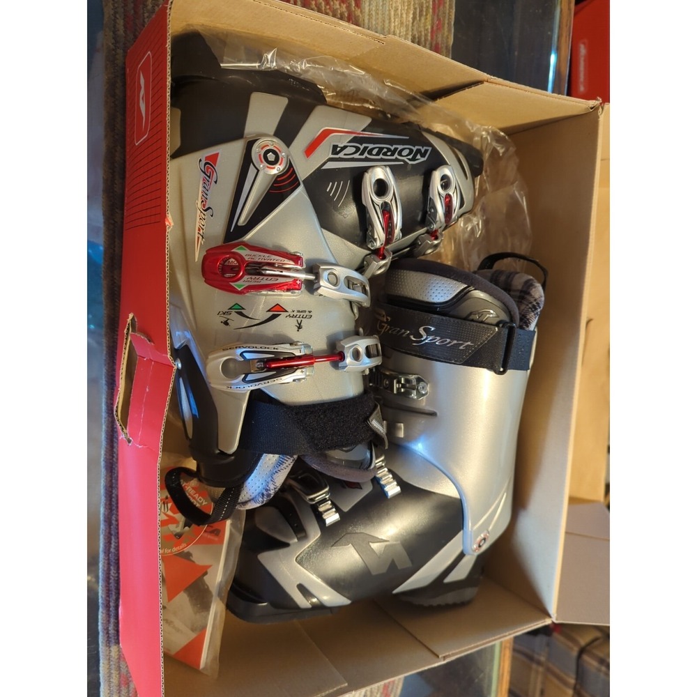 Men's Nordica GranSport Elite (75) Ski Boots 255 US Size 7.5 Made In Hungary NOS